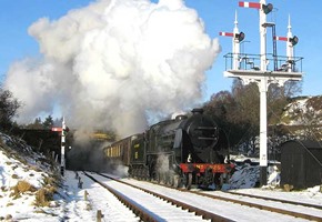 North yorkshire moors winter